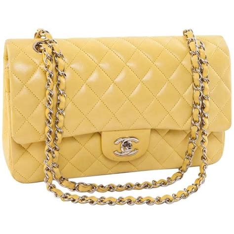 yellow vintage chanel bag